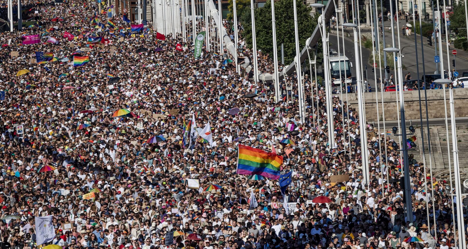 Hungary’s prime minister tried to ban Pride. Thousands showed up anyway