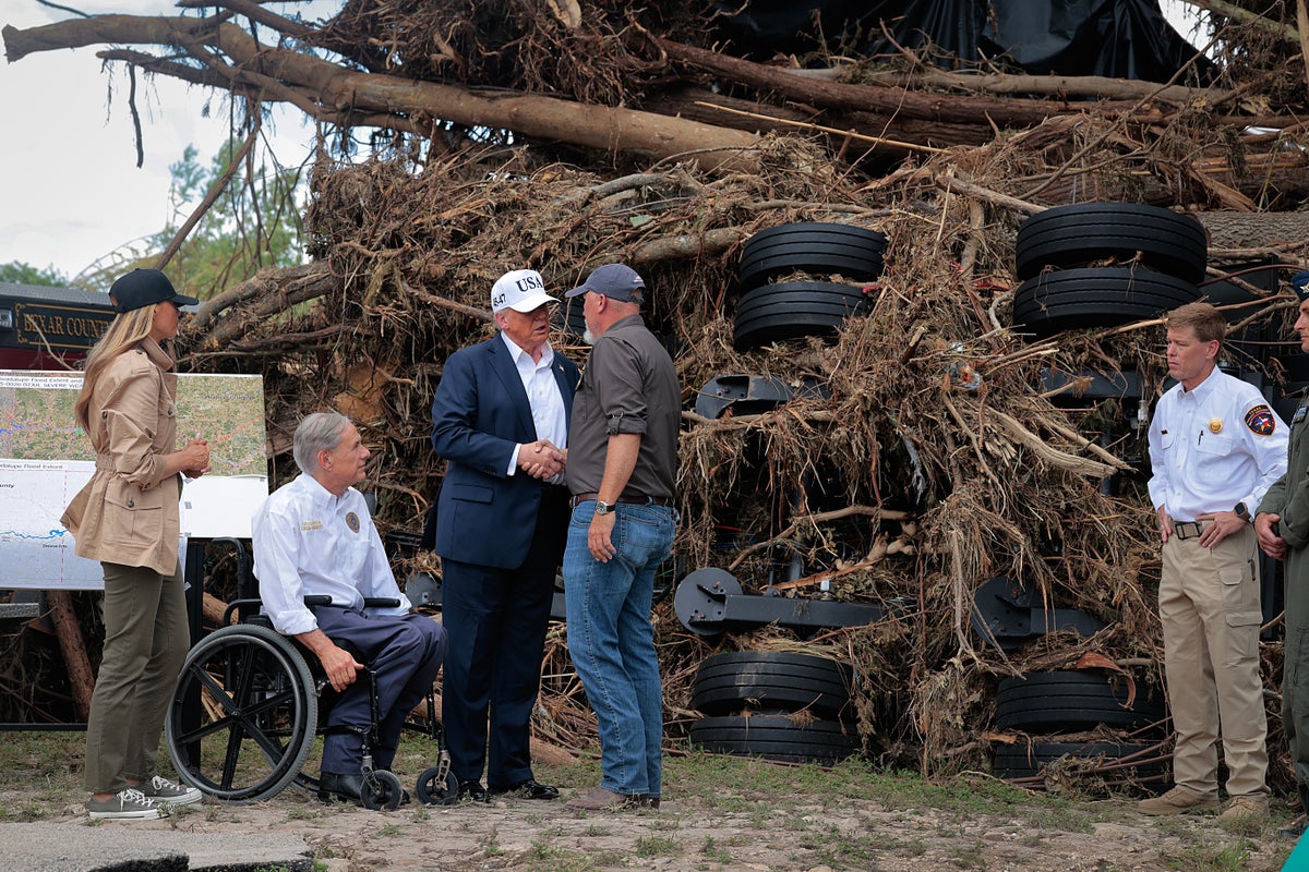 Texas floods live updates: Trump surveys damage from disaster that killed 121, including Camp Mystic kids and staff