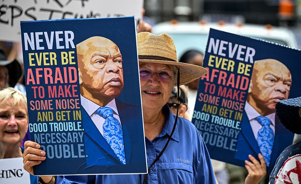 ‘Good Trouble’ Protests Against Trump Being Held Across U.S.
