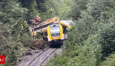 Mehrere Tote und Verletzte bei Zugunglück in Deutschland