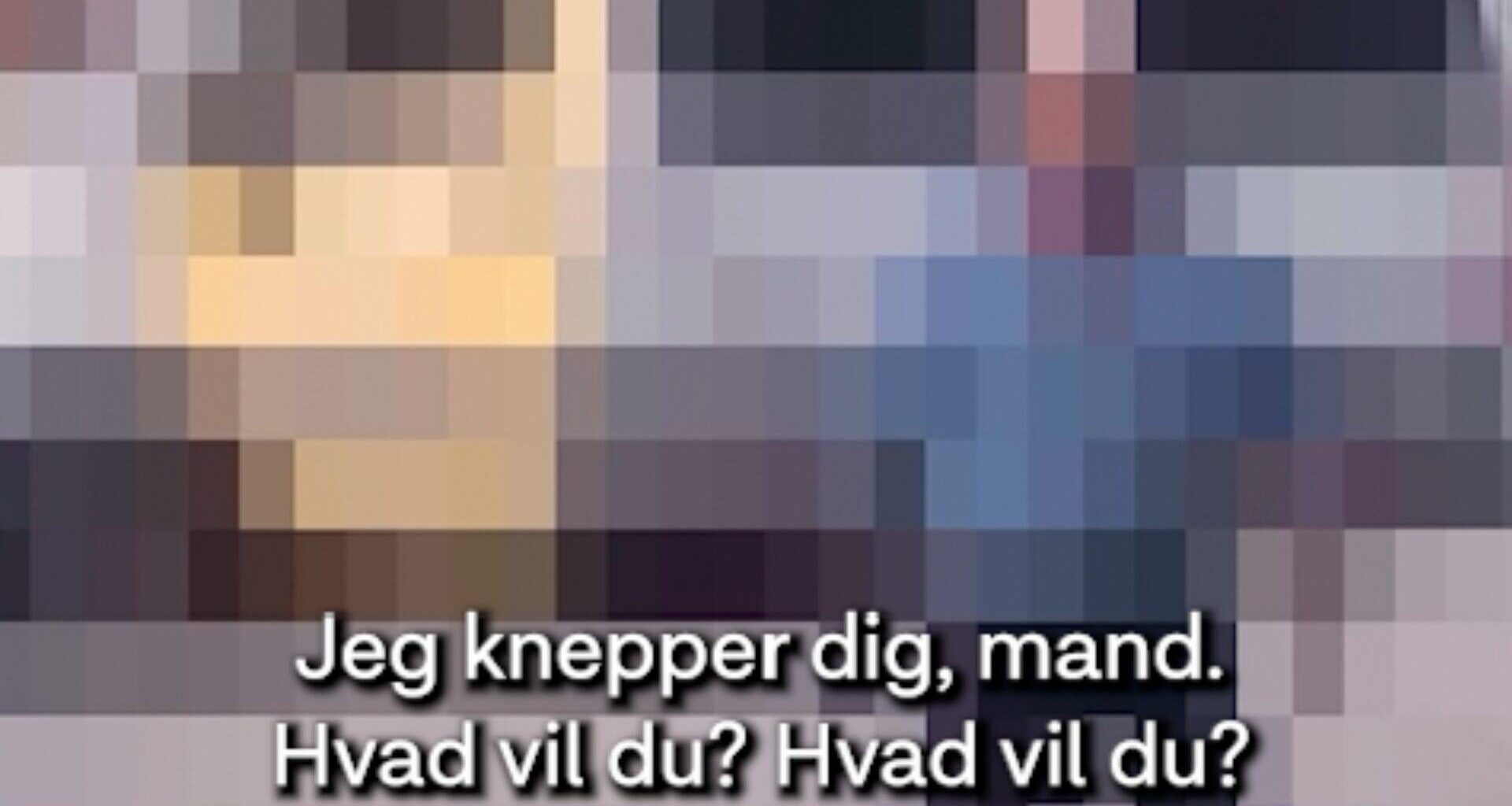 Skraldemand truet og overfuset.