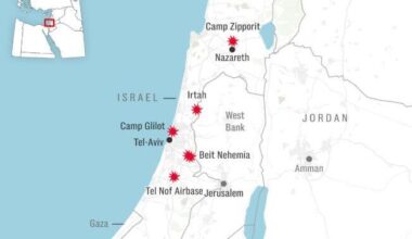 Iranian missiles hit 5 Israeli military sites during 12-Day War