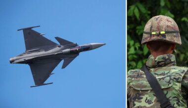 Uppgifter: Jas Gripen i thailändsk attack i Kambodja
