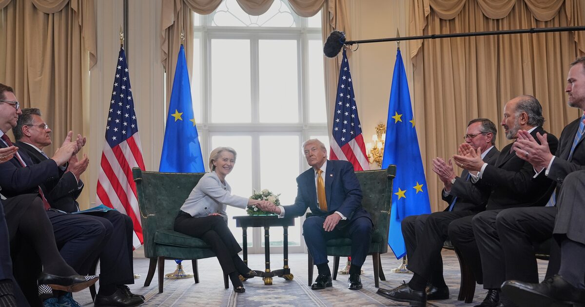U.S., EU reach trade deal on tariffs during talks in Scotland