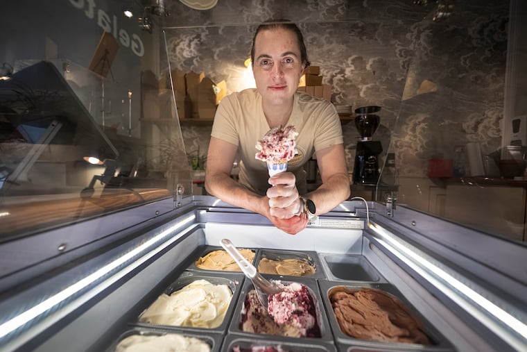 Owner Aspen Simone at Birdhouse Gelato in Bella Vista on July 15, 2025.