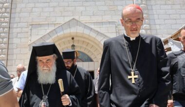 Patriarch Theophilos III and Cardinal Pierbattista Pizzaballa in Gaza: The Church’s Humanitarian Presence Amid Catastrophe Is a Sacred Duty - Jerusalem Patriarchate