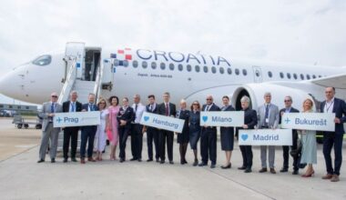 Croatia Airlines expands with five new international routes from Zagreb
