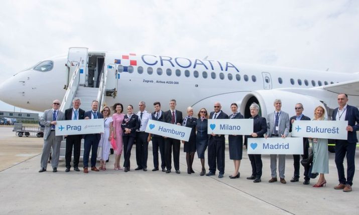 Croatia Airlines expands with five new international routes from Zagreb