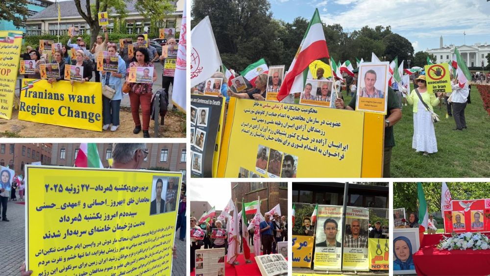 Global Outcry Grows: Iranian Rally in U.S., Canada and Europe After Execution of Mehdi Hassani and Behrouz Ehsani