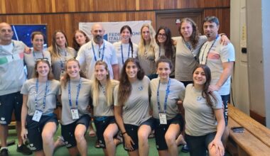 che partenza per l'Italia femminileWaterpolo Development World