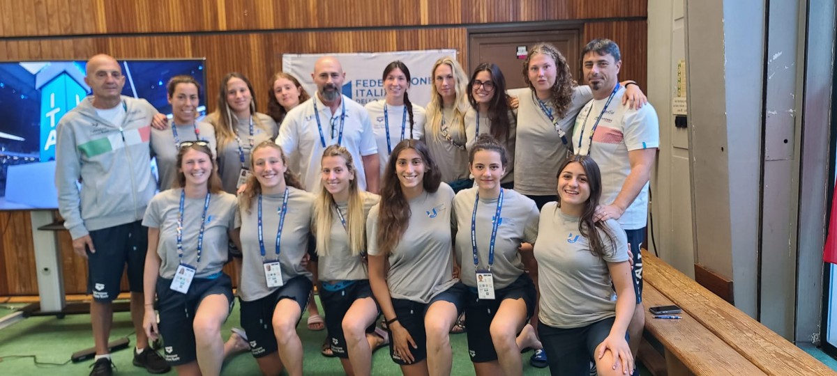 che partenza per l'Italia femminileWaterpolo Development World