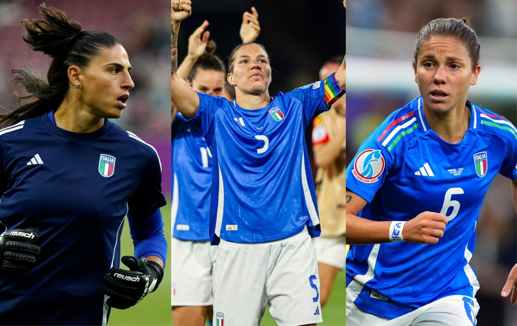 Rachele Baldi, Elena Linari and Manuela Giugliano are out LGBTQ+ players in the Italy squad.