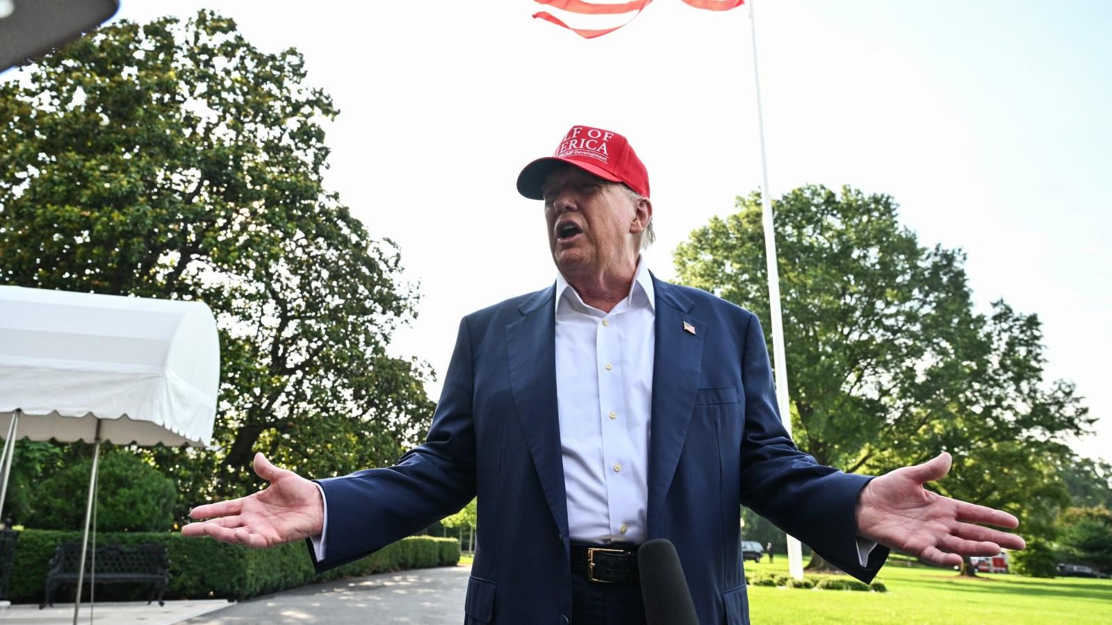 Trump Uses Antisemitic Term 'Shylock'