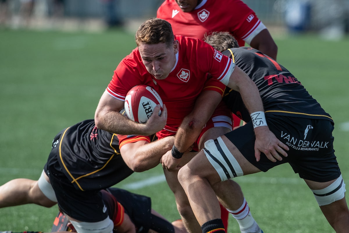 Belgium secures win over Canada with 25-18 in rugby test match
