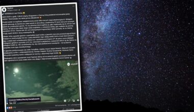 Zauważyli niezwykłe widowisko na niebie nad Polską. "Wyglądało jak eksplozja"