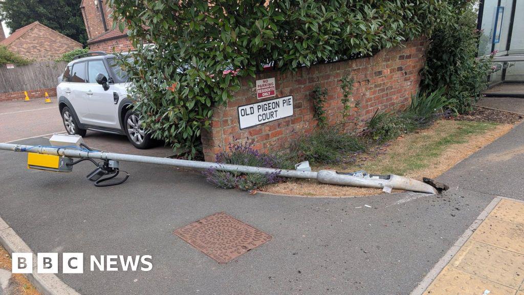 County's first fixed speed camera knocked down before switch-on