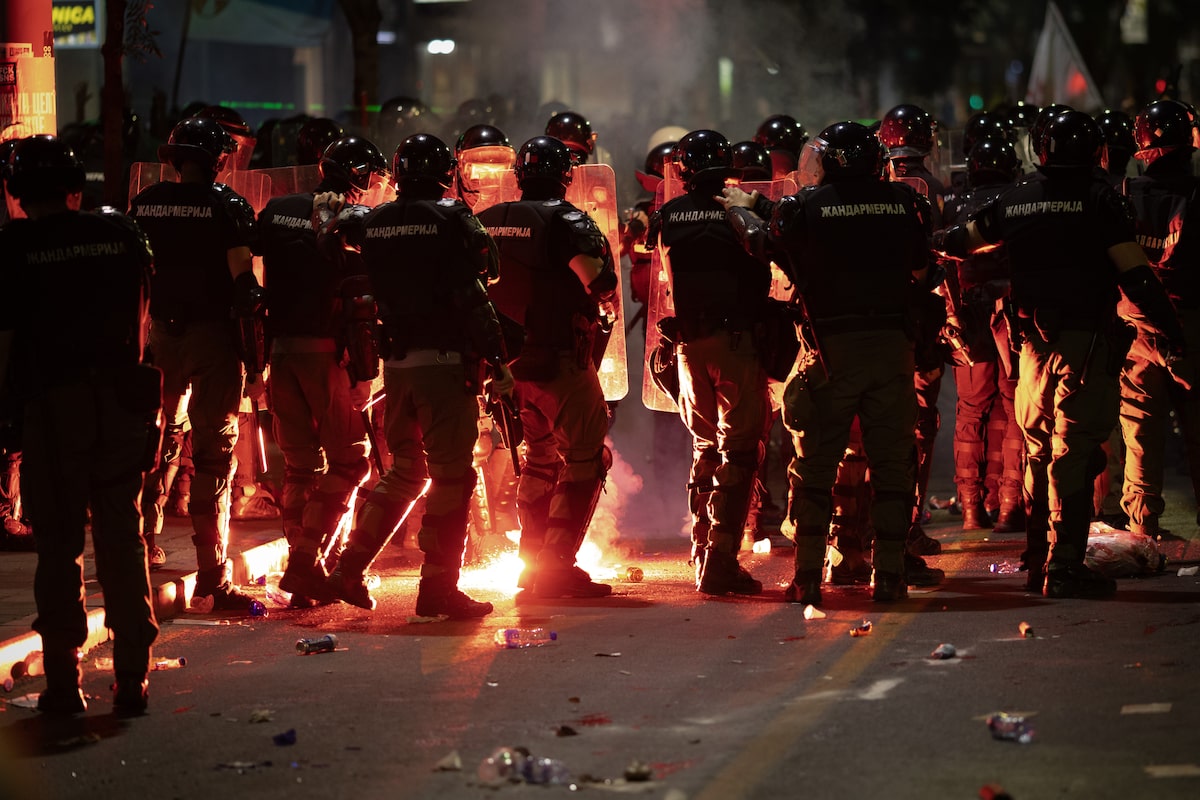 Civil unrest is sweeping Serbia. A veteran war photographer covers the protests in his home country