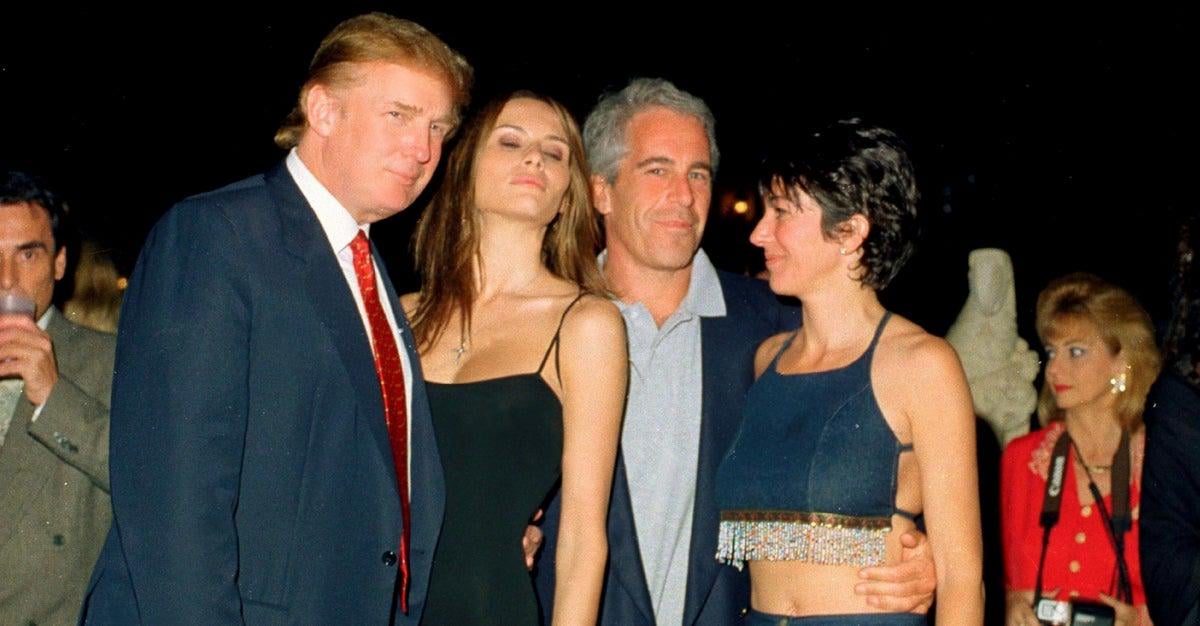 Trump Continues Evading Questions About His Child Sex Trafficking Friends