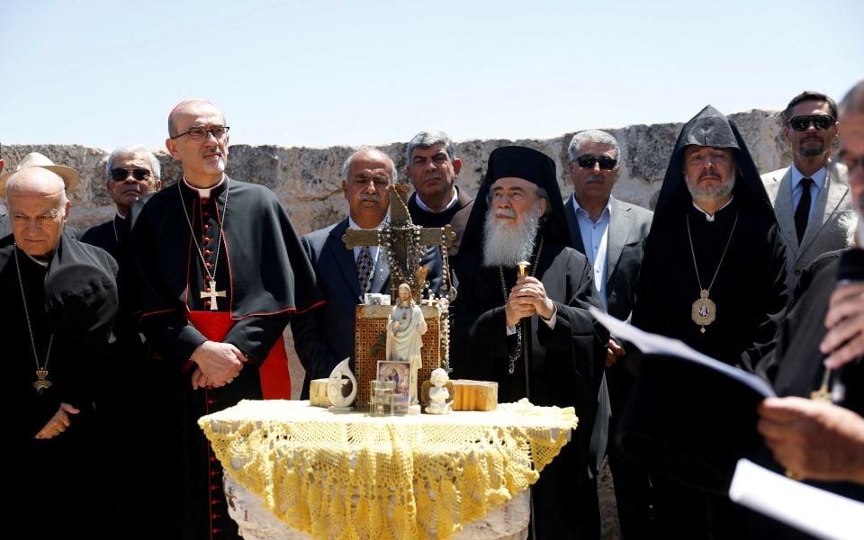 Jerusalem patriarch accuses West Bank settlers of attacking Christian sites