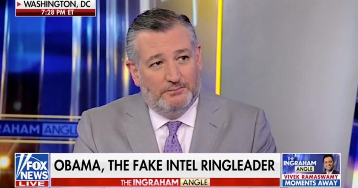 Ted Cruz Admits Trump’s Fever Dream of Obama Treason Charge Is BS | Even if Tulsi Gabbard’s half-baked conspiracy had any merit, presidents are immune from prosecution for official acts.