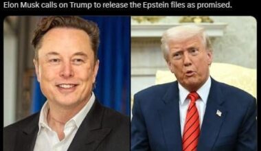 Elon Musk Calls on Trump to Reveal Epstein Connections