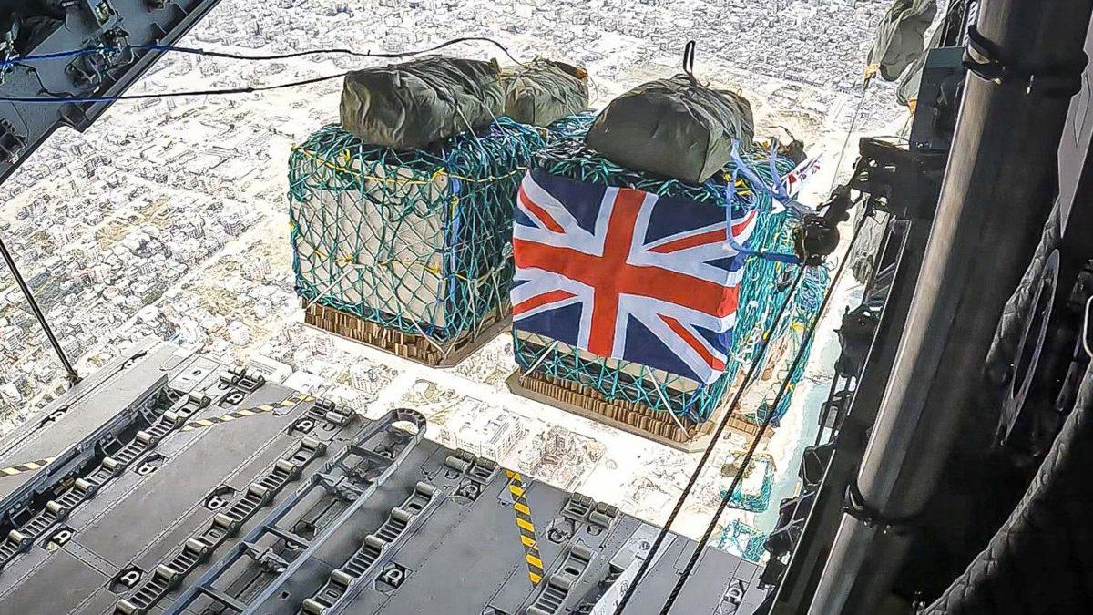 RAF to drop aid into Gaza as Starmer calls starvation 'indefensible'