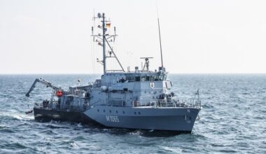Neue Unterstützung für die NATO: Das Minenjagdboot "Dillingen" im Einsatz