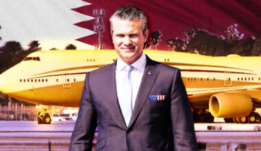 Pete Hegseth’s Secret Deal to Get Trump His Free Qatari Jet Is Leaked