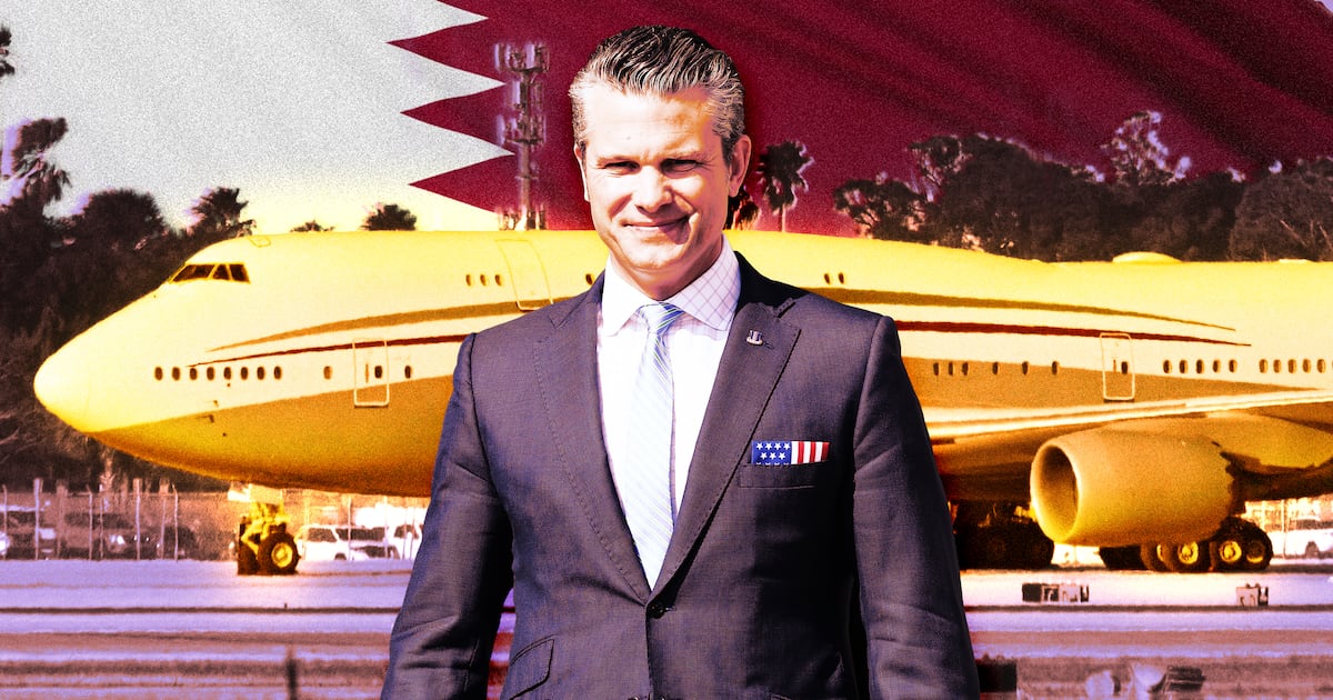 Pete Hegseth’s Secret Deal to Get Trump His Free Qatari Jet Is Leaked