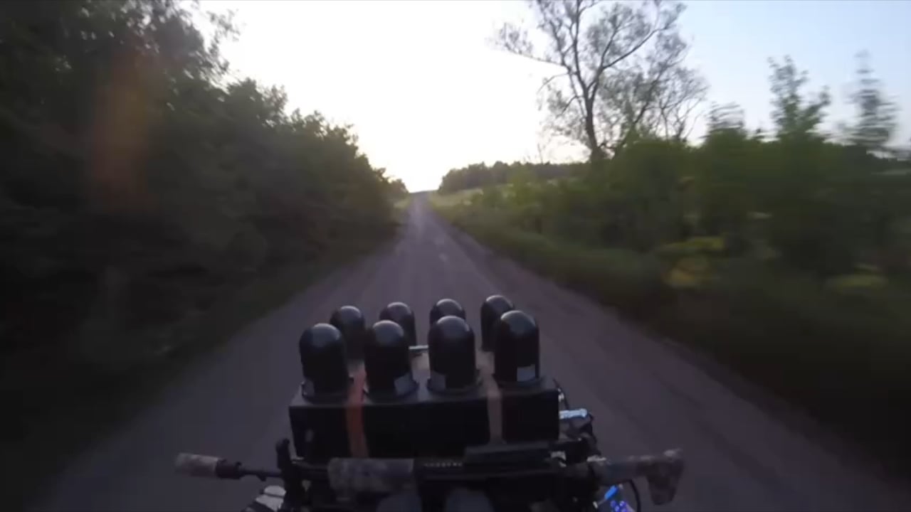 Russian soldier on ATV had a near-death experience with Ukrainian FPV (00:17) Published July 8th 2025