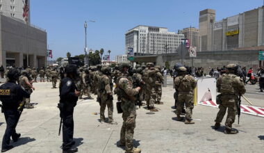 PHOTO: California National Guard at the L.A. Protests, Photo Date: 06/08/2025