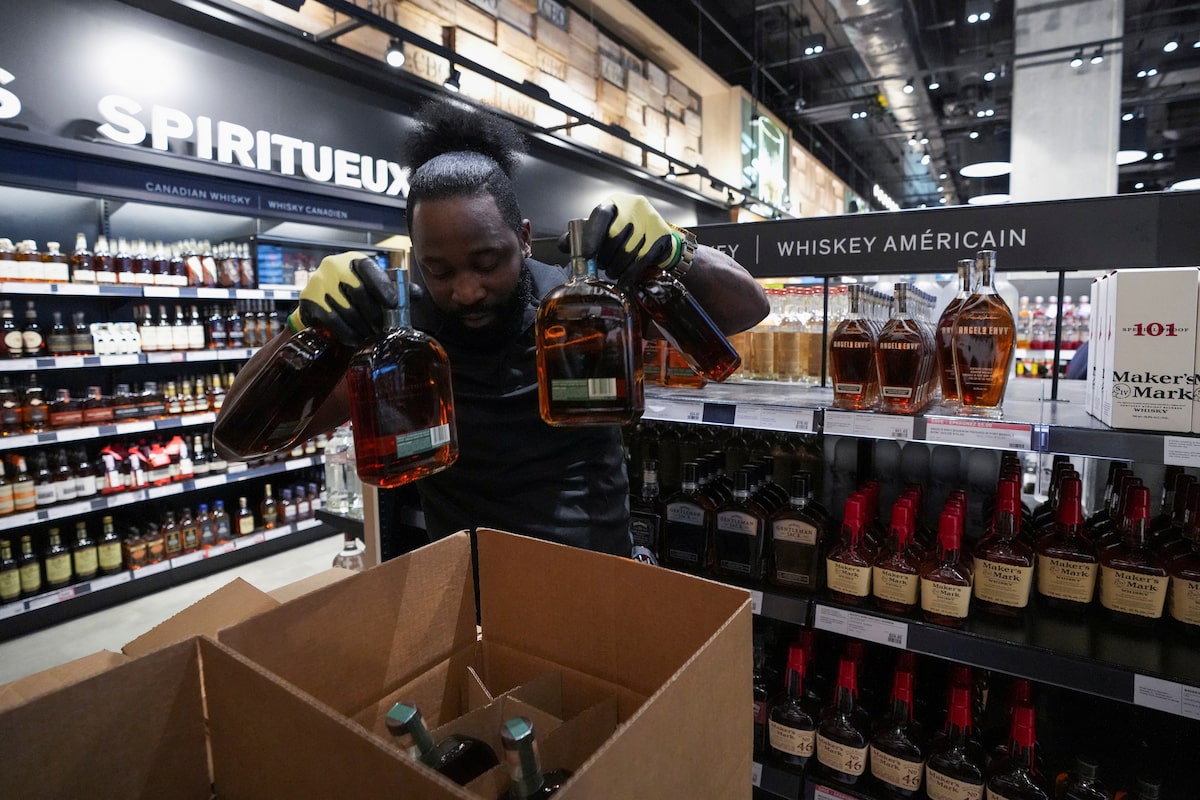 Canadian boycott of U.S. spirits in trade war hurts broader alcohol sales, analysis says
