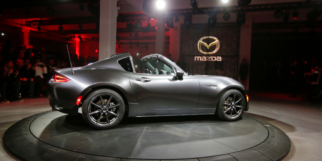 En klassiker, Mazda MX-5. (Foto: Frank Franklin II/AP/TT)