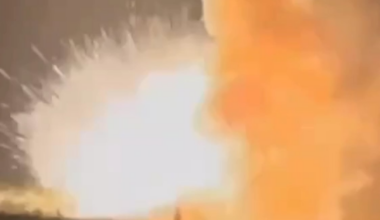The Ukrainian Armed Forces launched a missile strike on an ammunition depot in Russian-occupied Khartsyzk.
