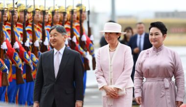 Japan's emperor begins a weeklong visit to Mongolia that will honor POWs