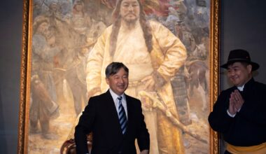 Japanese Emperor Naruhito meets Mongolian president to boost ties