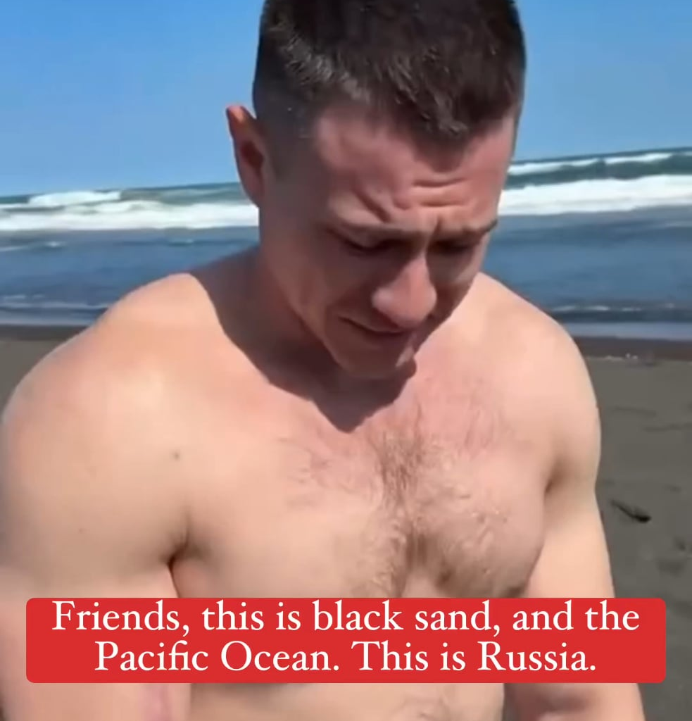 "This is how you need to live — truly, brightly, and cheerfully." — A russian invader offers life advice to his countrymen after his 'paid trip' to Ukraine