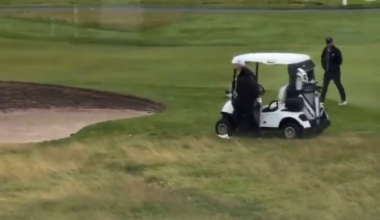 This wee old man is a literal cheater.