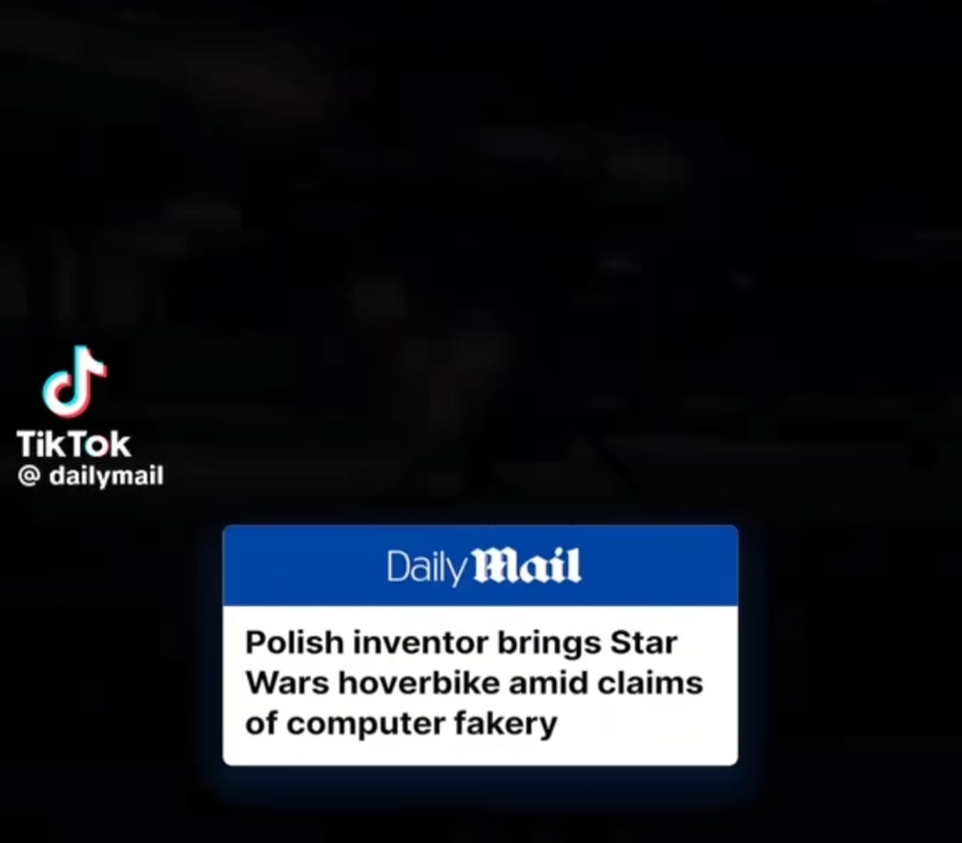 Apparently they make Star Wars speederbikes in Poland