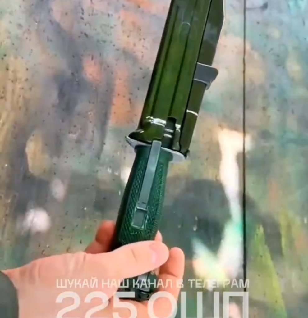 Ukrainian scouts of the 225th separate assault regiment destroyed an enemy group that was moving towards Sumy. Among the trophies is a knife that used to seem like a legend. (LDC - a special scout knife. A unique development of the 1970s, a knife that also is a firearm). 30.06.2025
