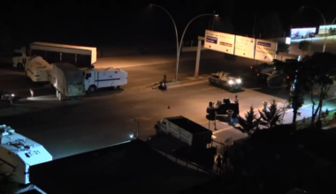 F-16 Fighting Falcon and AH-1 Cobra engage against armored vehicle, Ankara, July 2016