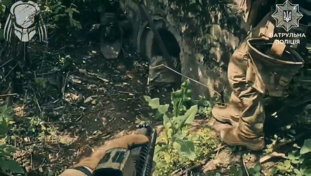 Russian soldiers who were hiding in a pipe didn't want to surrender to the soldiers of the Ukrainian Patrol Police Brigade "Predator". Therefore the enemies were taken out. Toretsk direction. July 2025 [Published 14.07.2025]