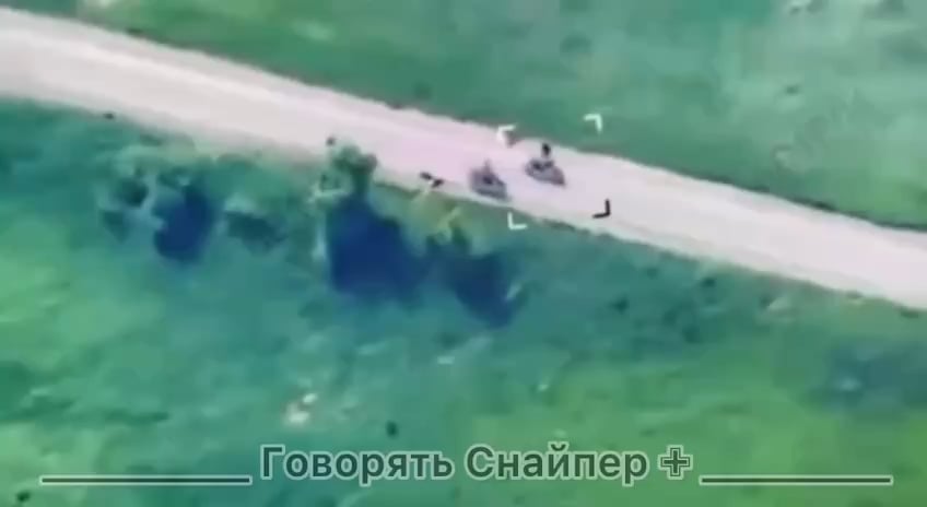 Russians execute Ukrainian PoW by tying him to a motorcycle and dragging along the road
