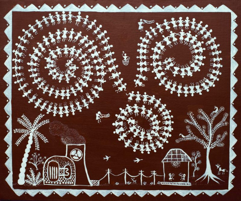 "Nuclear Footprints," Artwork by Gayatri Karnik of India