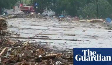 Disaster declarations issued through central Texas as heavy rains produce ‘catastrophic flooding’. More than a foot of rainfall west of Austin amid reports of unconfirmed number of fatalities from flash flooding.