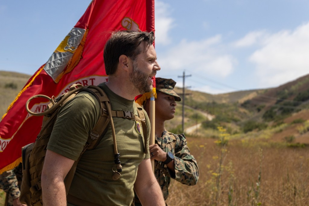 Vice President JD Vance hikes with Camp Pendleton Marines – Orange County Register