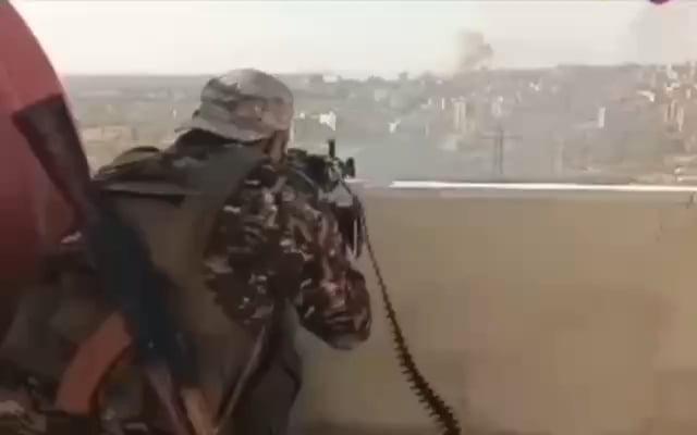 Druze fighters opened fire from rooftops in Sweida, Syria
