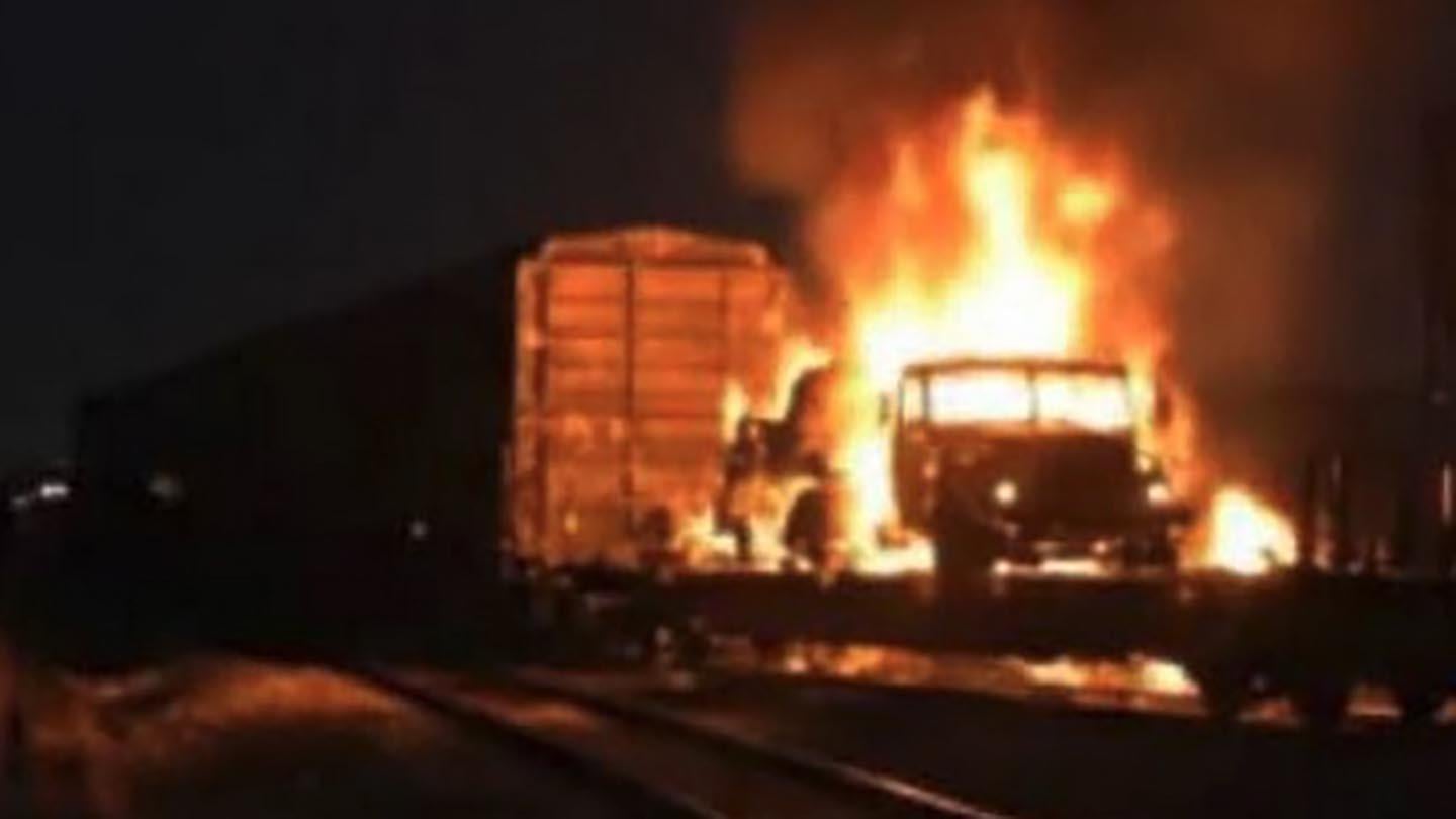 Ukraine Repeatedly Targets Key Rail Line Deep Inside Russia With Drone Strikes. Ukraine is focusing attacks on a rail line in Russia's Rostov region that moves troops, equipment and supplies to the front lines.