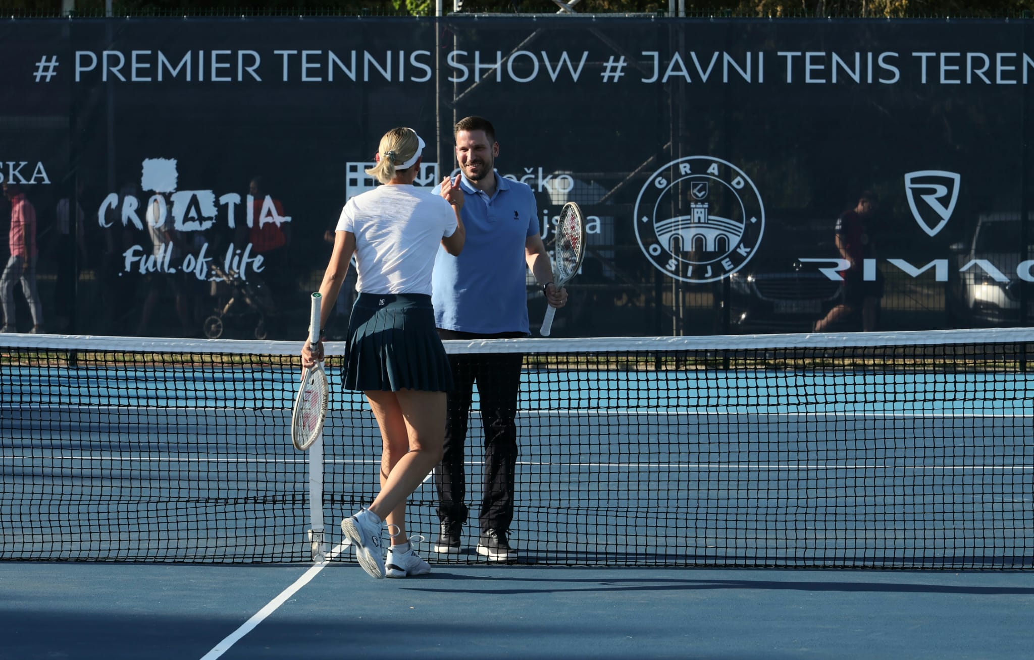 Osijek tennis courts Hingis, Pierce, Bartoli, Majoli, Vekic