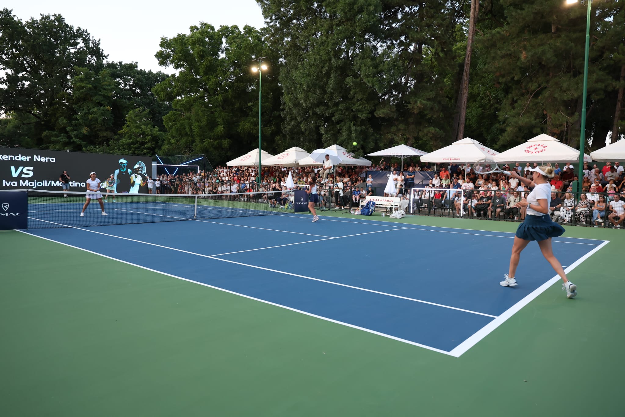 Osijek tennis courts Hingis, Pierce, Bartoli, Majoli, Vekic